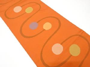 抽象模様織り出し袋帯